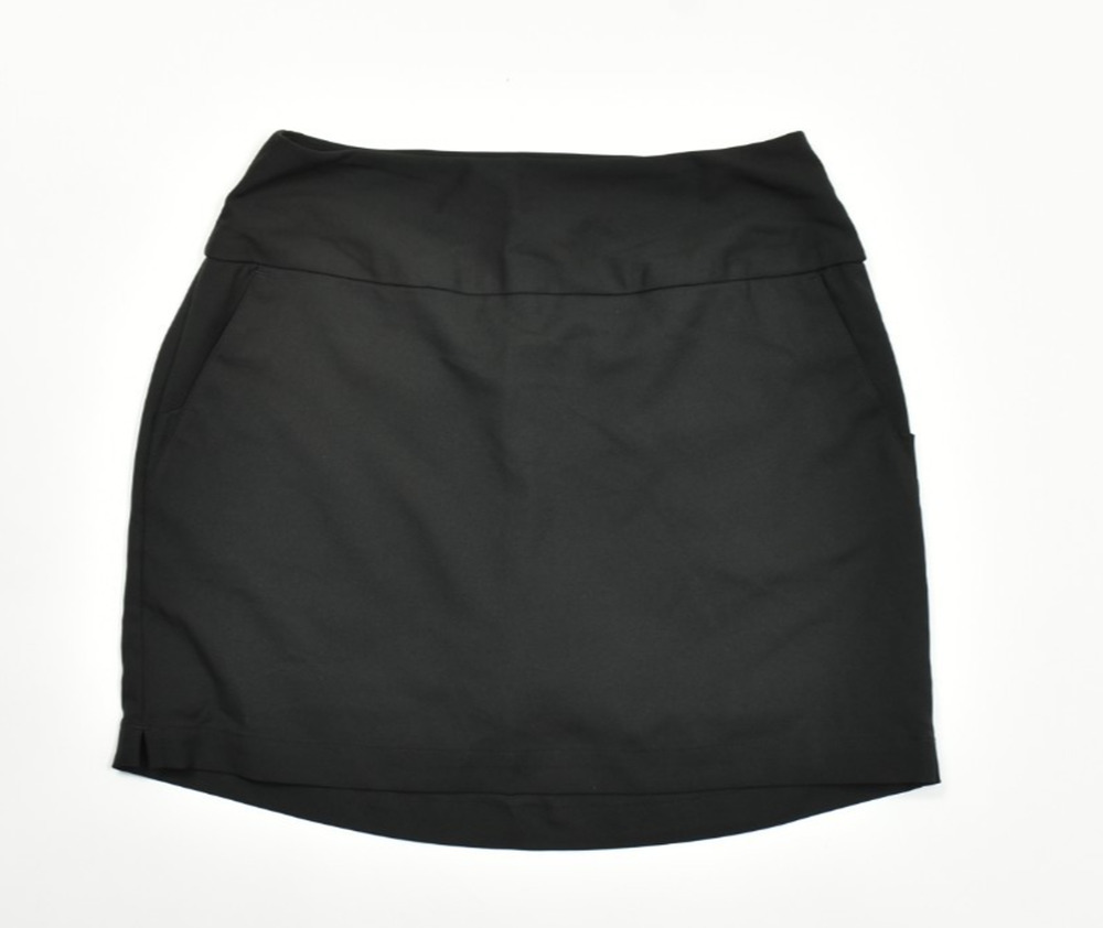 Adidas Women XS Black Pleated Performance Golf Skort Skirt Athletic Recycled